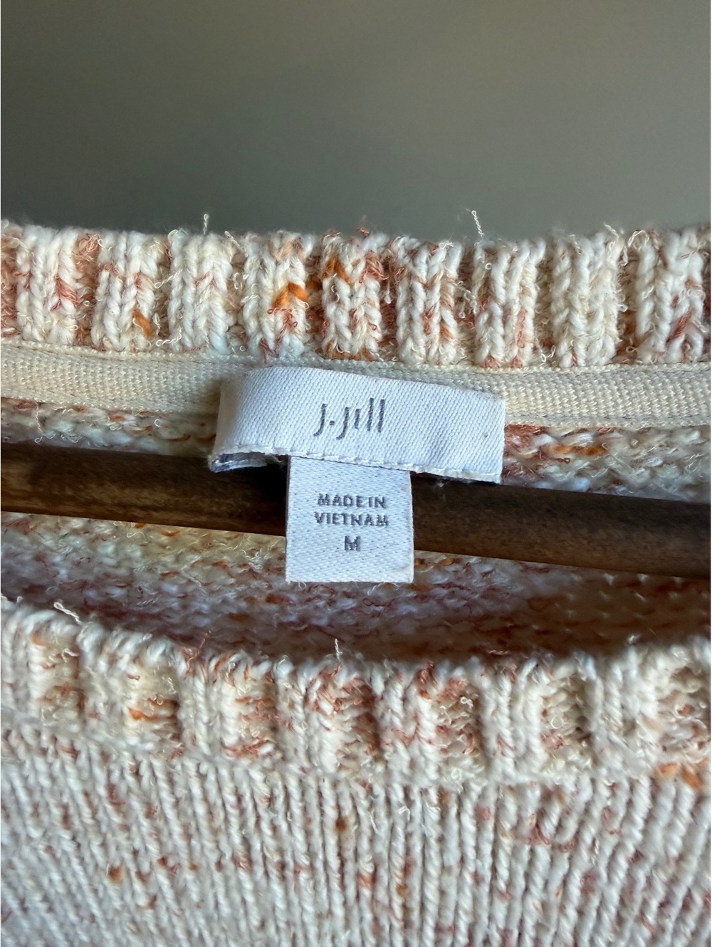 J. Jill cotton blend knit sweater - Picture 2 of 8